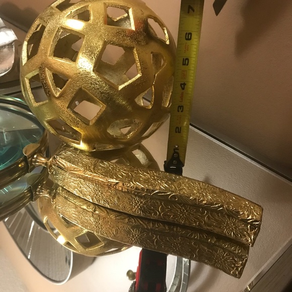 Home Sense, 2 Piece Bundle Set, Gold Accent, Home Decor. Ball & Lrg. Magnify - Picture 5 of 11